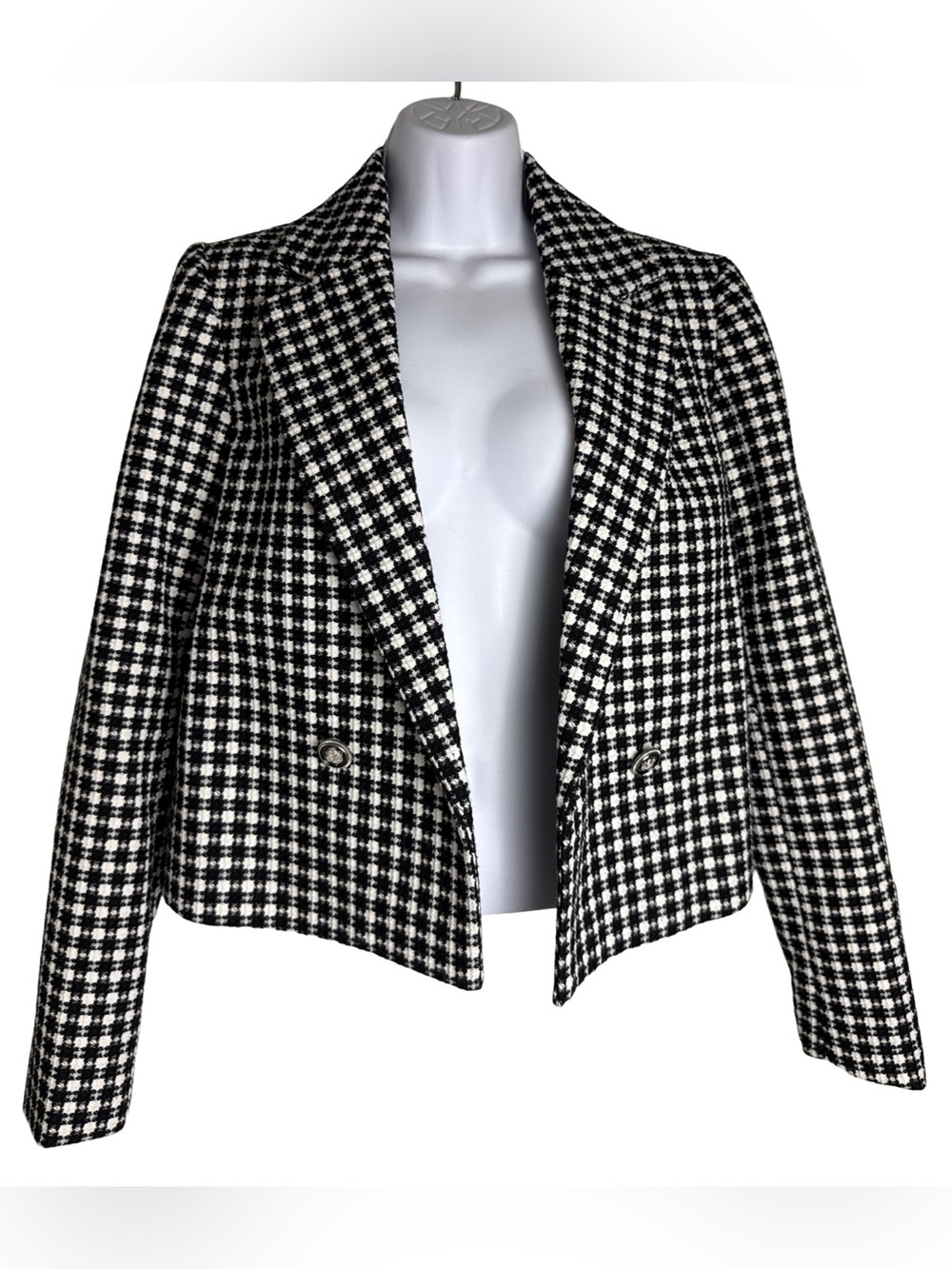 NWT RACHEL ZOE | Check Tweed Blazer Size S